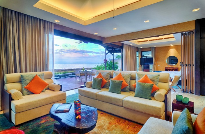 Handverlesene Luxushotels Borneo Eagle Resort, Malaysia Resort, Malaysia Pool Villa Livingroom